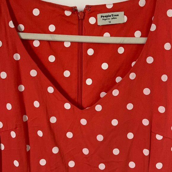 Host Pick ✨ People Tree Lora Coral Dress - Picture 3 of 5